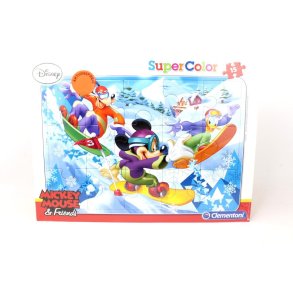 Puslespil M/Micky Mouse 15brikker